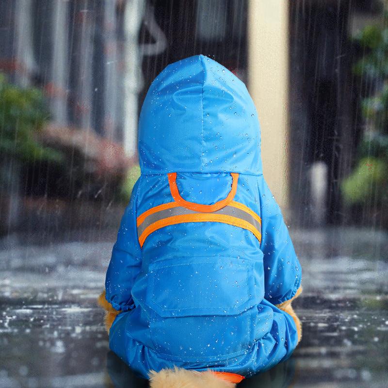 Reflective Pet Raincoat: Keep Your Furry Friend Safe And Dry