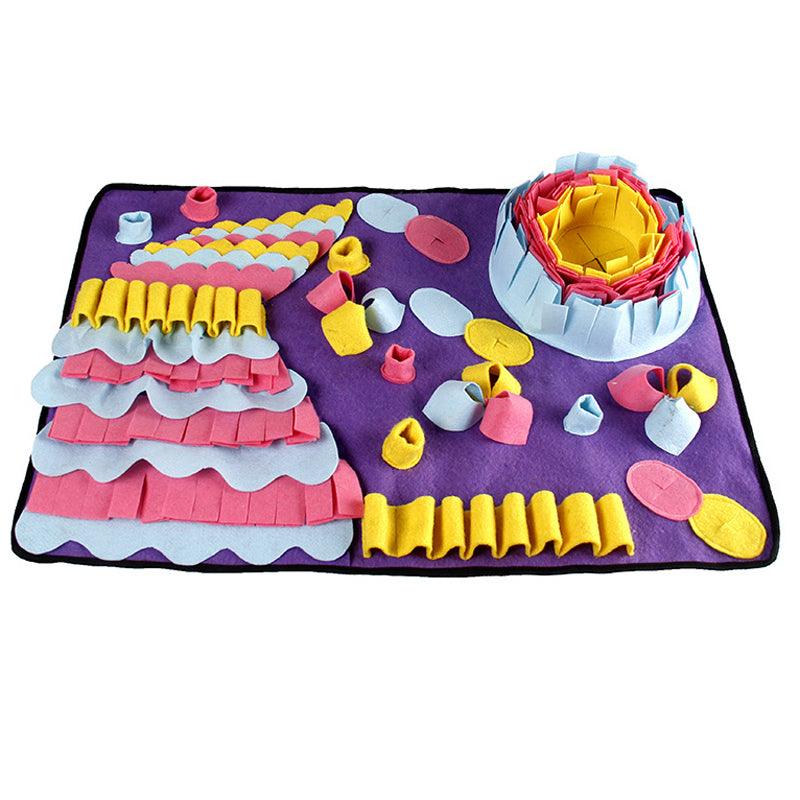 Pet Snuffle Play Mat: Engage, Train, And Delight Your Furry Friend