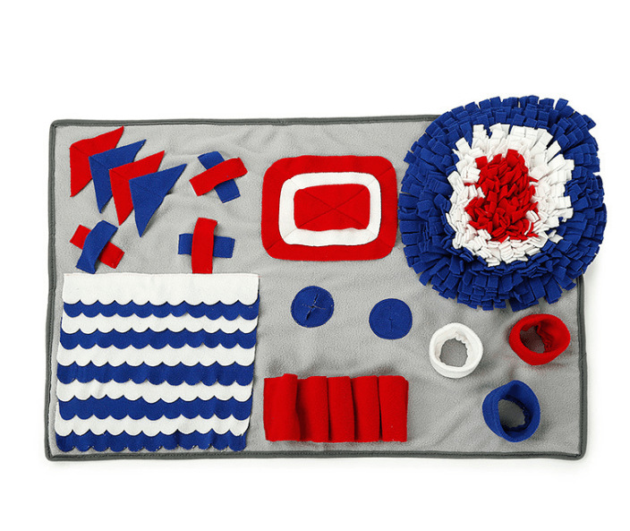 Pet Snuffle Play Mat: Engage, Train, And Delight Your Furry Friend