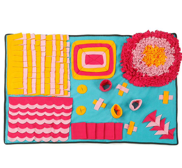 Pet Snuffle Play Mat: Engage, Train, And Delight Your Furry Friend
