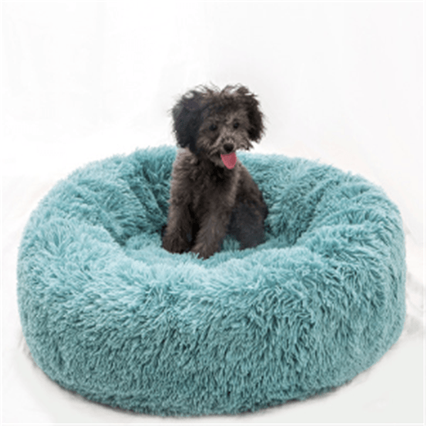 Luxuriously Cozy Round Plush Cat Mattress