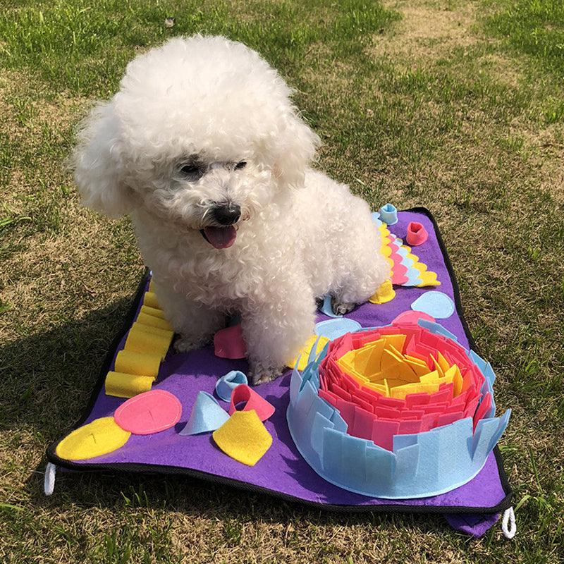 Pet Snuffle Play Mat: Engage, Train, And Delight Your Furry Friend