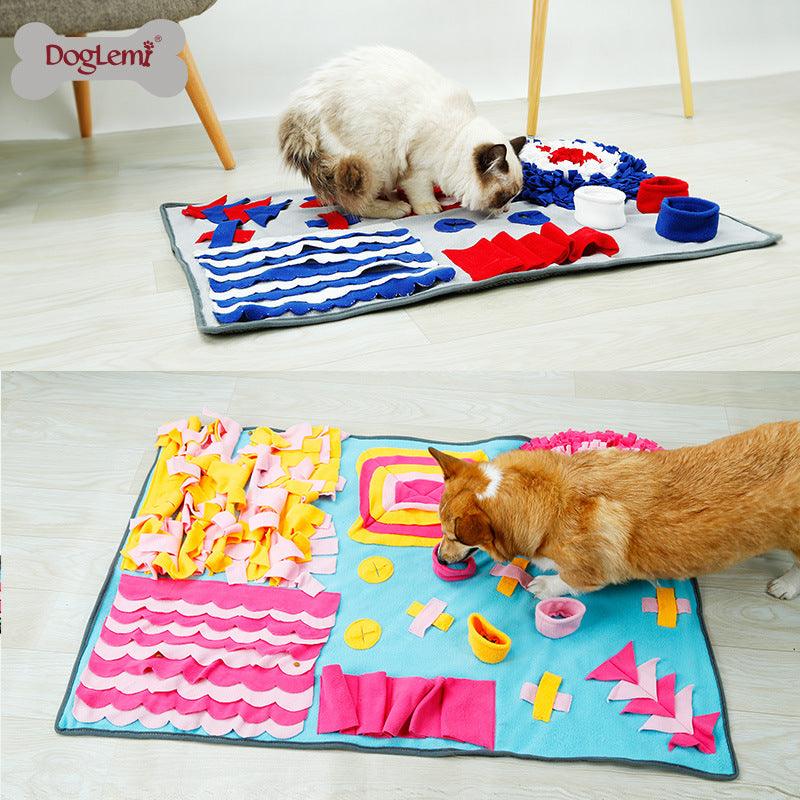 Pet Snuffle Play Mat: Engage, Train, And Delight Your Furry Friend
