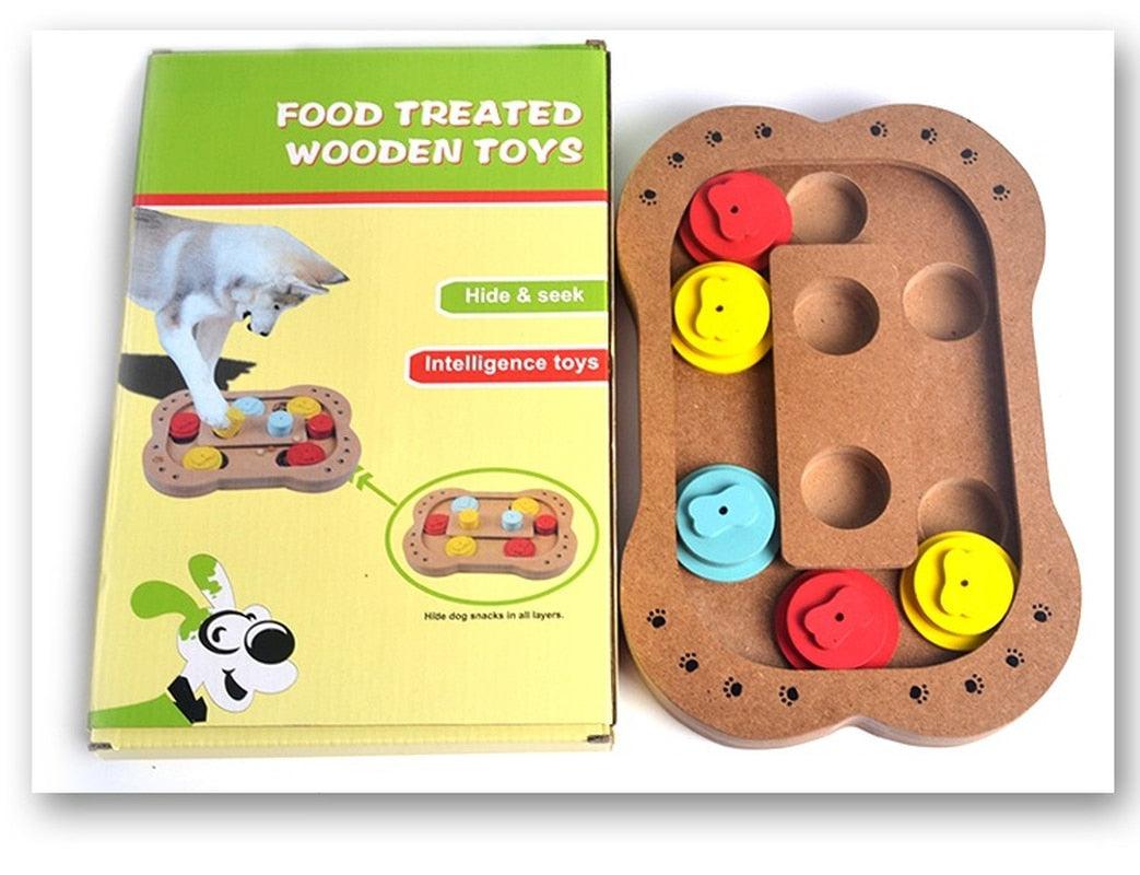 Interactive Paw Print And Bone Puzzle Toy - Engage And Entertain Your Pet!