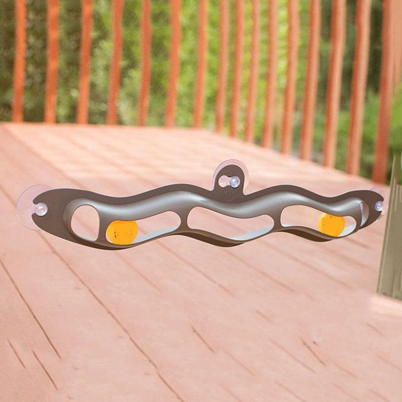 Interactive Cat Track Ball Window Suction Cup Toy