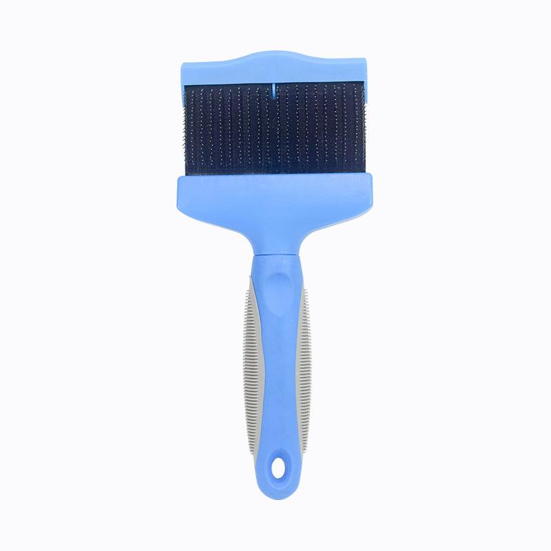 Gentlegroom Pet Self-Cleaning Hair Brush - Double-Sided Soft Comb