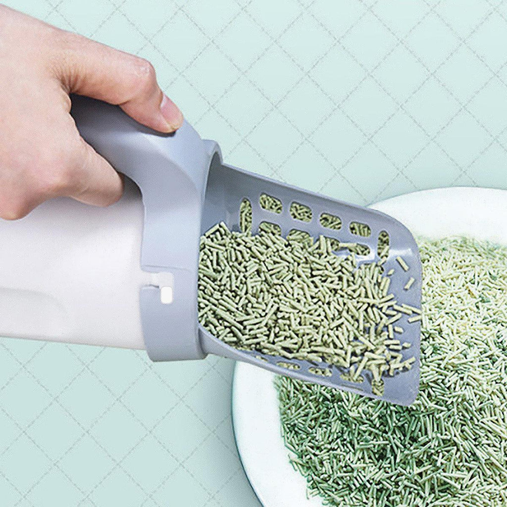 Ultimate Cat Litter Scoop With Built-In Trash Can - The Perfect Cleaning Companion