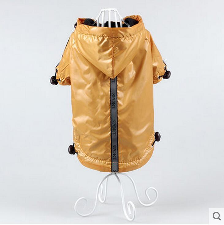 Hooded Pet Raincoat - Waterproof And Warm