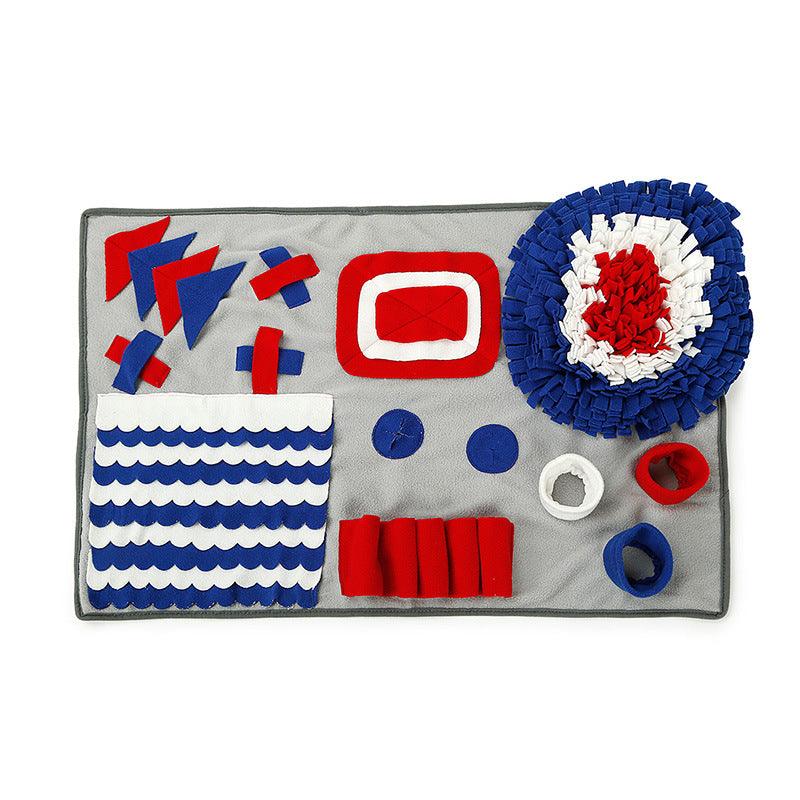 Pet Snuffle Play Mat: Engage, Train, And Delight Your Furry Friend