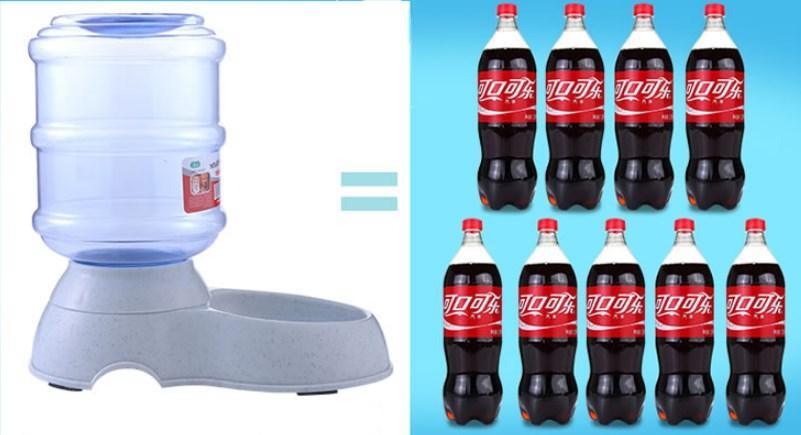 Automatic Pet Feeder & Water Fountain Combo - Large Capacity, Eco-Friendly Design