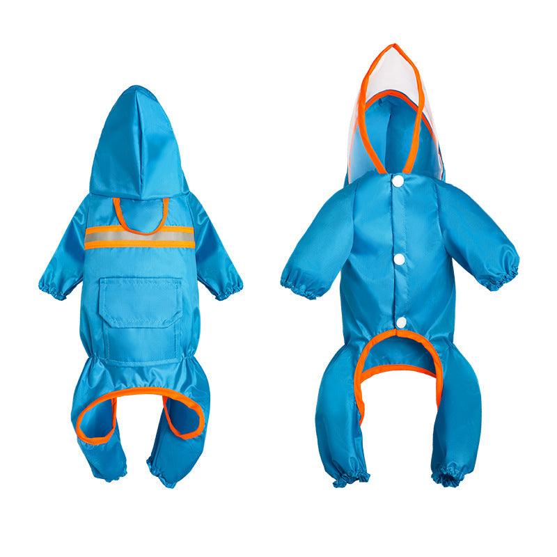 Reflective Pet Raincoat: Keep Your Furry Friend Safe And Dry