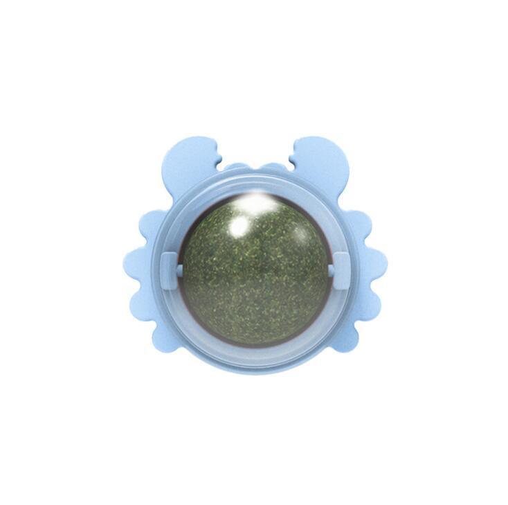 Crabnip Cat Toy: Interactive Spinning Ball For Playful Feline Molars